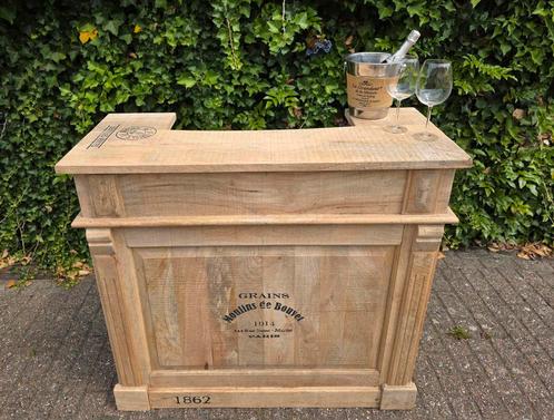 Gave BAR van massief Mango hout NIEUW, Huis en Inrichting, Woonaccessoires | Overige, Nieuw, Ophalen