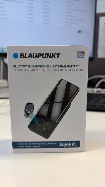 New Bluetooth Koptelefoon + Externe Batterij – Blaupunkt beschikbaar voor biedingen