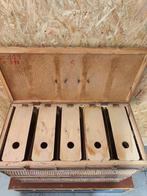 Set van reismanden voor postduiven – houten transportkisten, Gebruikt, Warandestraat 51, Nazareth, Info@keukiesshop.com, Ophalen