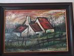 Kunstwerk Stefaan Tessely hoeve, 1978, Antiek en Kunst, Kunst | Schilderijen | Klassiek, Ophalen