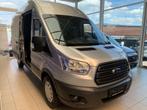 Ford Transit 2T 350L3H3 130PK FWD (bj 2019), Auto's, Bestelwagens en Lichte vracht, Voorwielaandrijving, Stof, Gebruikt, Zwart