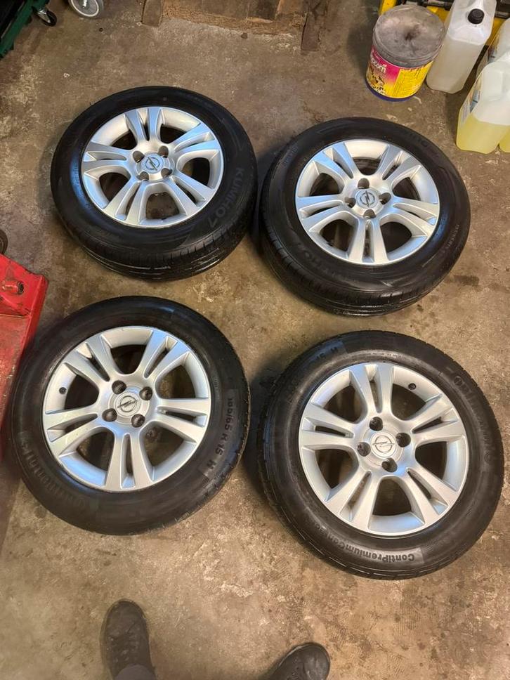 Jantes 4x100, Autos : Pièces & Accessoires, Pneus & Jantes, Jante(s), Enlèvement