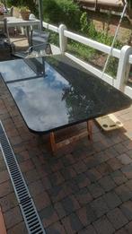 Table de cuisine en granit Jasberg avec 2 pieds inox, Ophalen, Gebruikt, Rvs