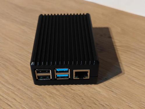Raspberry PI 4 model B (1 GB) + boitier en métal, Computers en Software, Netwerkkaarten, Nieuw, Ophalen of Verzenden