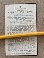 Oorlogslachtoffer Poperinge Luchtbombardement MEI1940 PAREYN, Ophalen of Verzenden, Bidprentje