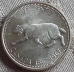 CANADA SCHITTERENDE 50 CENTS 1967 CONSERVATION SERIE KM 68 B, Zilver, Ophalen of Verzenden, Losse munt, Noord-Amerika