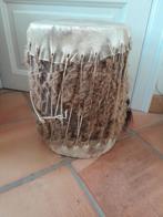 dubbele drum Bizonhaar Native American antiek, Antiek en Kunst, Ophalen of Verzenden