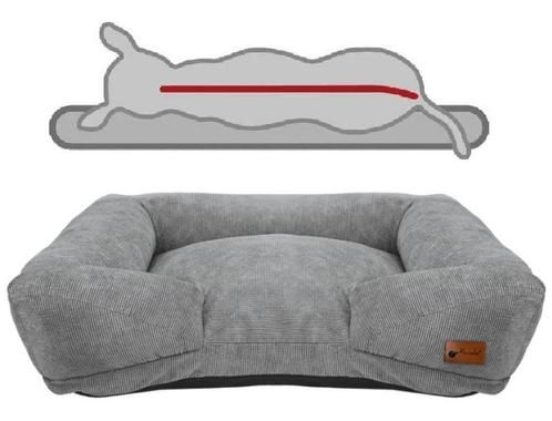 Orthopedische Hondenmand Tacoma L Stone 125x85cm, Dieren en Toebehoren, Hondenmanden, Nieuw, Stof, Ophalen