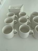 Twaalf kleine espresso tassen met onderbord  SALT & PEPPER, Overige materialen, Nieuw, Ophalen of Verzenden, Effen