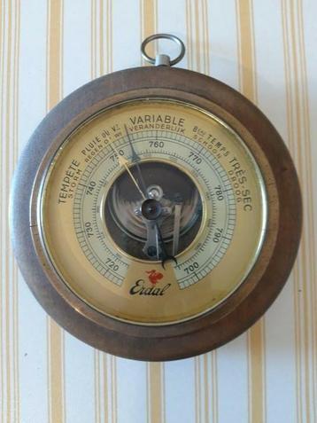 Oude barometer van "Erdal", Enlèvement, Utilisé, Baromètre