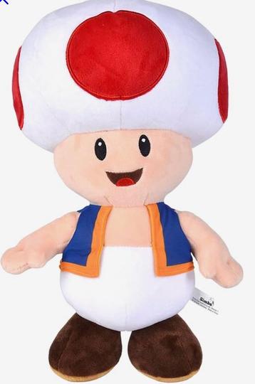 Toad knuffel 50cm ( super Mario)