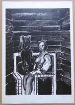 YVAN THEYS / DE ZWARTE PANTER / ZW-W ZEEFDRUK / 63x44cm SIG, Ophalen of Verzenden