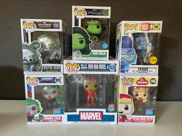 Funko pop’s ( ruilen mogelijk tegen pokemon ) beschikbaar voor biedingen