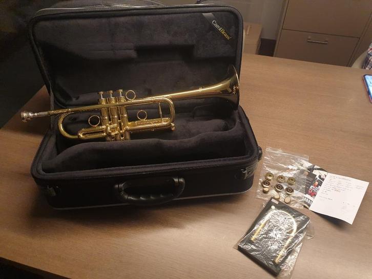 Carol Brass C-trompet, Musique & Instruments, Instruments à vent | Trompettes, Comme neuf, Trompette en Do, Enlèvement