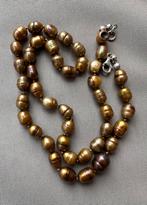 collier en perles naturelles, Handtassen en Accessoires, Kettingen, Ophalen of Verzenden, Zo goed als nieuw, Zilver, Zilver