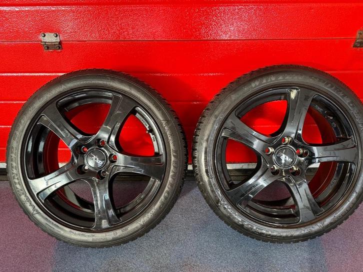 Jantes Oxxo avec pneus Dunlop Winter Sport 5, Autos : Pièces & Accessoires, Pneus & Jantes, Pneus et Jantes, Pneus hiver, 17 pouces