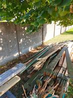 Afbraakhout tuinhuis, Doe-het-zelf en Bouw, Hout en Planken, Ophalen, Gebruikt
