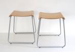 2 Vintage Ikea krukjes - Plywood krukken - Tabouret, Enlèvement ou Envoi
