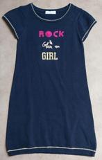 Donkerblauw kleedje "Rock Glam Girl" – Maat 10 jaar / 140, Meisje, Ophalen of Verzenden, Zo goed als nieuw, Jurk of Rok