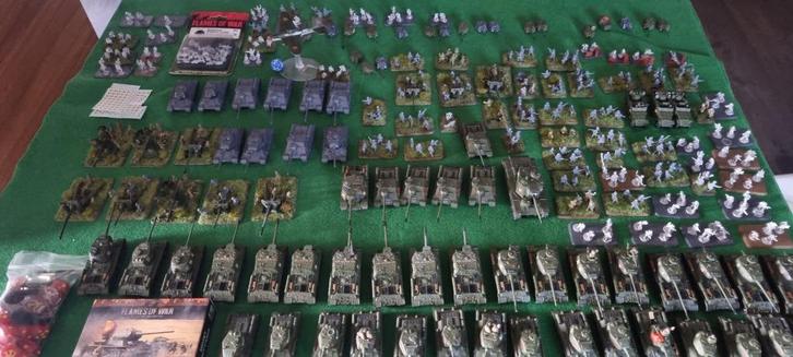 Flames of war Battlefront miniatuur Russisch leger WO2, Hobby en Vrije tijd, Wargaming, Gebruikt, Overige soorten, Figuurtje(s)