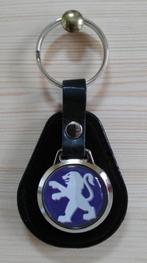 PEUGEOT sleutelhanger , zwart leer, Ophalen of Verzenden