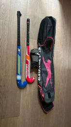 Hockey zak met sticks en beenbeschermers, Sport en Fitness, Ophalen, Gebruikt, Stick