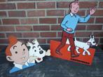 Présentoir carton et panneau en bois Tintin, Tintin, Enlèvement ou Envoi