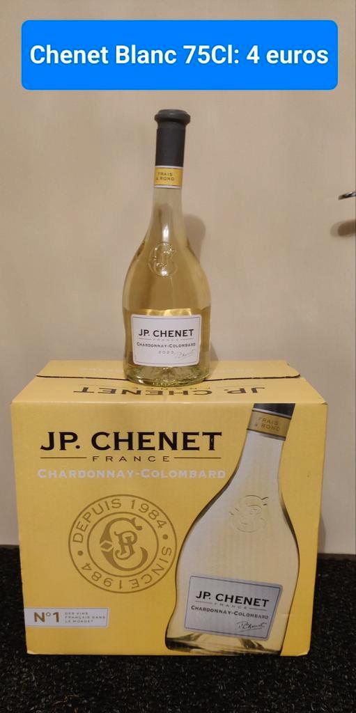 Fles Chenet blanc Chardonnay van 75 cl, Verzamelen, Wijnen, Nieuw, Roséwijn, Ophalen