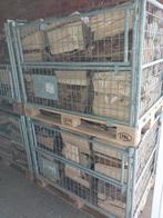 Gegalvaniseerde stapelkorven met europallet, 100 cm of meer, 60 cm of meer, Overige typen, Ophalen of Verzenden