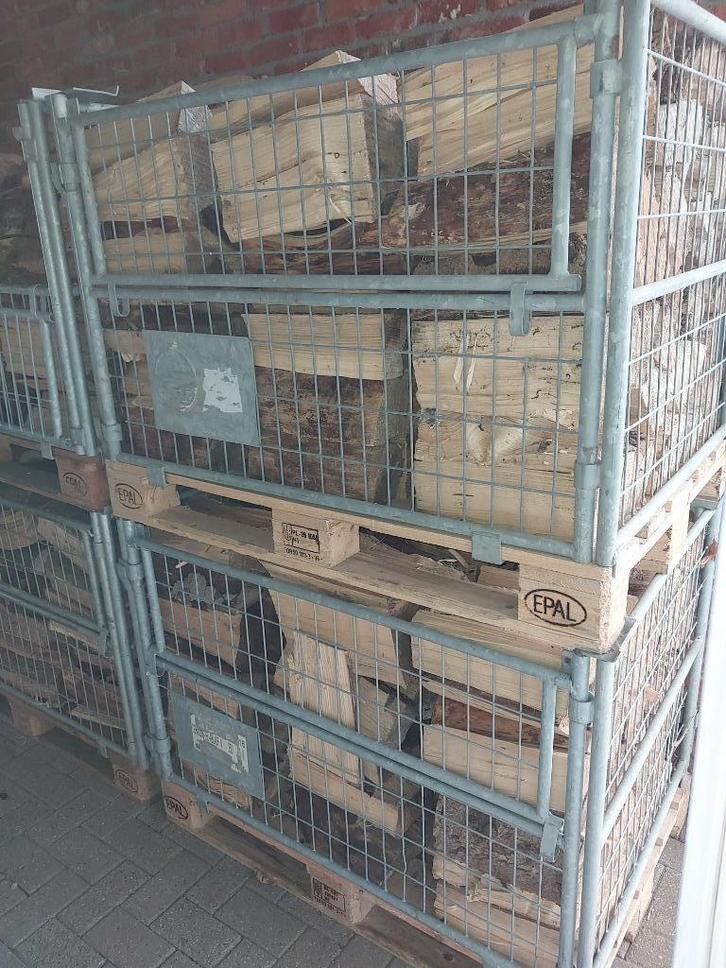 Gegalvaniseerde stapelkorven met europallet, Doe-het-zelf en Bouw, Kratten en Dozen, Zo goed als nieuw, Overige typen, 100 cm of meer