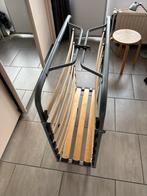 Plooibaar bed op wielen 200cmx90cm + matras + valbescherming, Ophalen, Zo goed als nieuw
