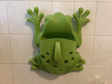 Opbergkikker = frog pod + badspeelgoed, Ophalen, Gebruikt