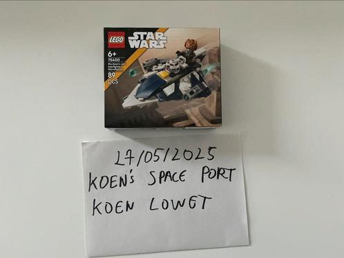 Lego Star Wars 75400 Plo Koon’s Jedi Starfighter Micro, Kinderen en Baby's, Speelgoed | Duplo en Lego, Nieuw, Lego, Complete set