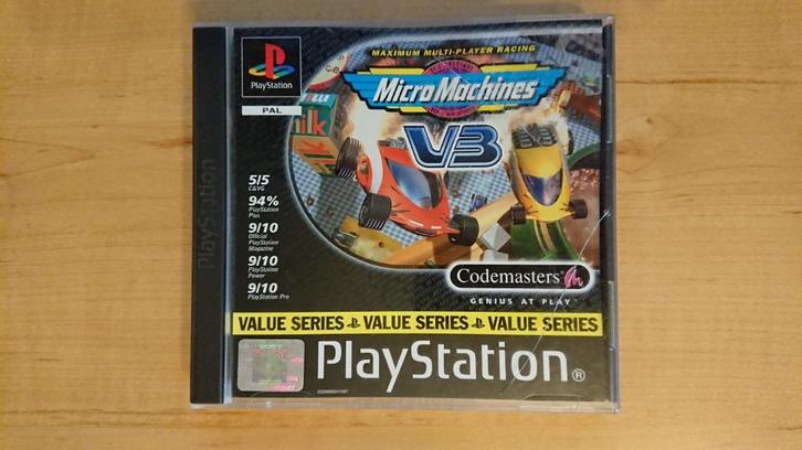 Micro Machines V3 ps1, Games en Spelcomputers, Games | Sony PlayStation 1, Gebruikt, Racen en Vliegen, 3 spelers of meer, Ophalen