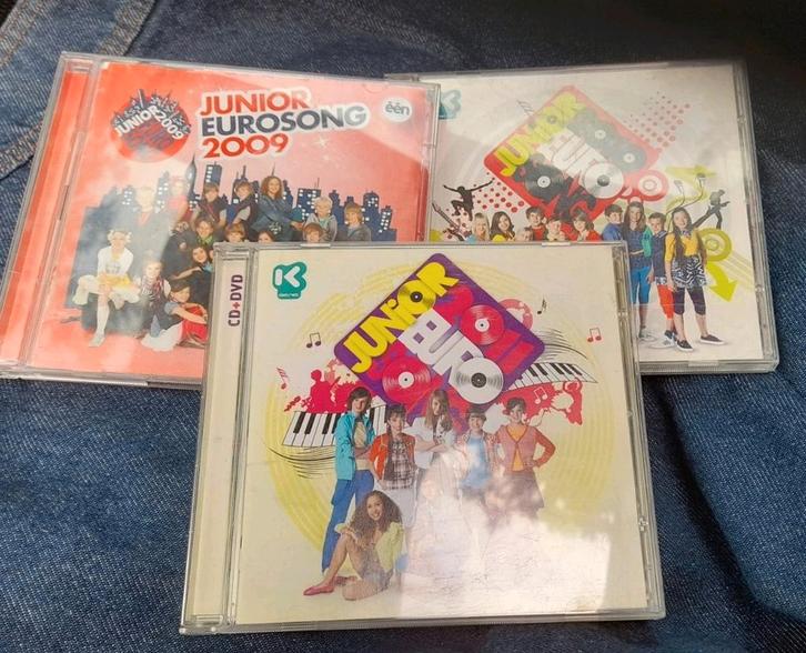 Cd´s junior eurosong 2009-2010-2011, Cd's en Dvd's, Cd's | Kinderen en Jeugd, Gebruikt, Muziek, Boxset, Ophalen of Verzenden