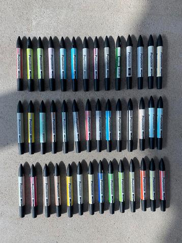 Letraset Promarkers 42stuks beschikbaar voor biedingen