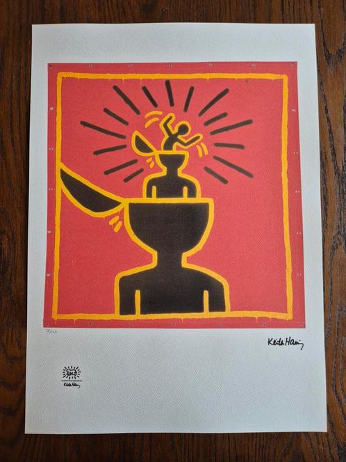 Keith Haring Litho, Antiek en Kunst, Kunst | Litho's en Zeefdrukken, Ophalen