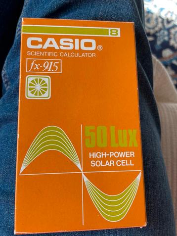 Vintage casio calculator fx-915 beschikbaar voor biedingen