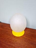 Vintage tafellamp van bubbelglas, jaren 70, Ophalen of Verzenden