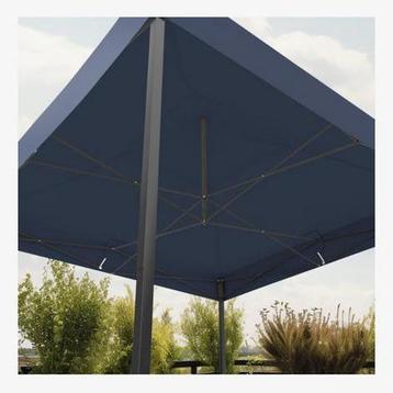 LifeGoods Partytent 3x3 m - Waterdicht + draagtas / blauw, Neuf, Pliable, 2 mètres ou plus, Moins de 4 mètres