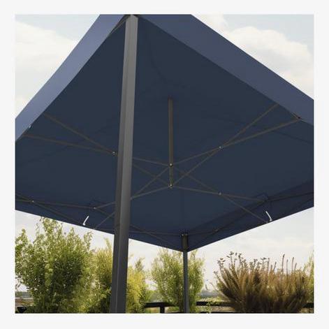LifeGoods Partytent 3x3 m - Waterdicht + draagtas / blauw, Tuin en Terras, Partytenten, Nieuw, Paviljoen, 2 meter of meer, Minder dan 5 meter