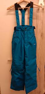 Blauwe skibroek maat 128, Kinderen en Baby's, Kinderkleding | Maat 128, Gebruikt, Jongen of Meisje, Wedze, Ophalen