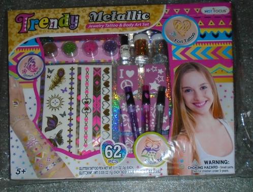 TRENDY MEIDEN JEWELRY & BODY ART 62 DLG SET Nieuw, Handtassen en Accessoires, Uiterlijk | Lichaamsverzorging, Nieuw, Overige typen