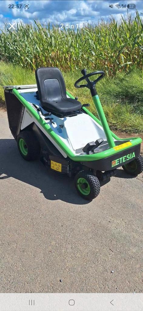 ETESIA BAHIA grasmaaier - Zitmaaier, Tuin en Terras, Zitmaaiers, Zo goed als nieuw, Ophalen