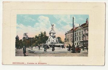 Brussel Fontaine de Brouckère - gekleurd - geanimeerd