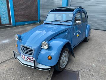 Citroen 2cv entièrement restaurée - croix jaune et blanche, Achat, 2CV, Cabriolet, Boîte manuelle
