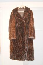 Donkerbruine bontjas., Kleding | Dames, Jassen | Winter, Ophalen of Verzenden, Zo goed als nieuw, Bruin