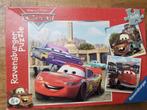 3 Puzzels Cars, Ophalen of Verzenden, Meer dan 50 stukjes, Zo goed als nieuw, 4 tot 6 jaar