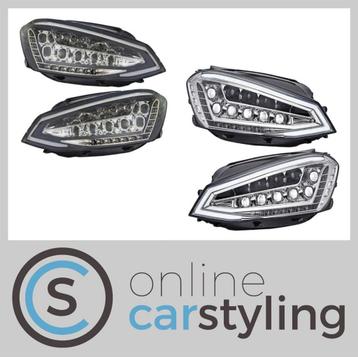 Koplampen VW Golf VII FULL LED Zwart beschikbaar voor biedingen