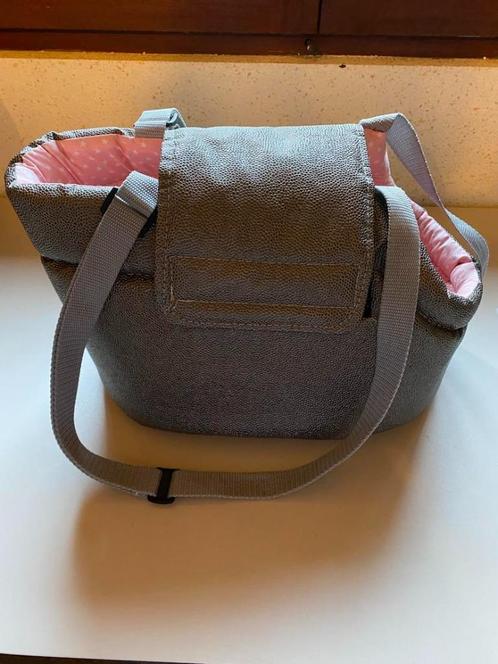 Zilverkleurig draagtasje aan outletprijs., Dieren en Toebehoren, Honden-accessoires, Nieuw, Ophalen of Verzenden